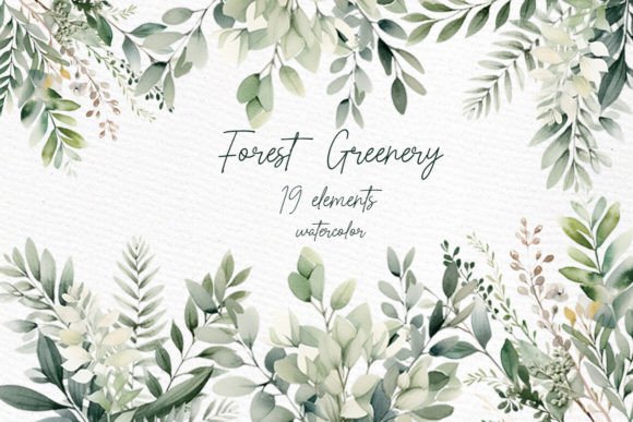 Download Greenery Watercolor Clipart Foliage - Art Collection