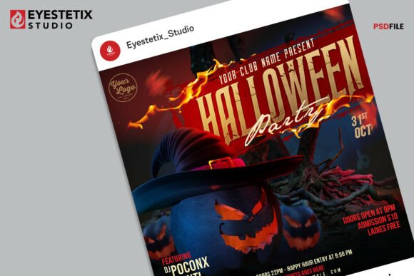 Download Halloween Party Template - Art Collection