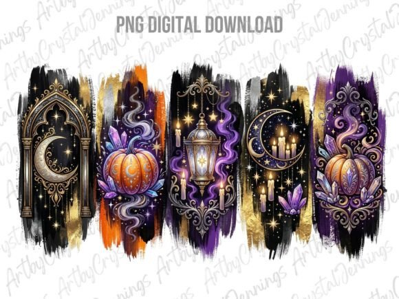 Download Magical Celestial Gothic Halloween PNG - Magical Collection
