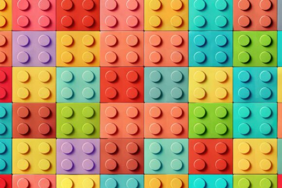 Lego Bricks Background Wallpaper - Download Now