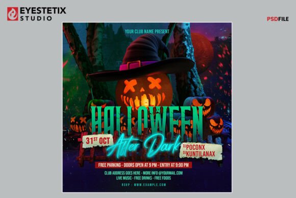 Halloween After Dark Flyer - Download Now