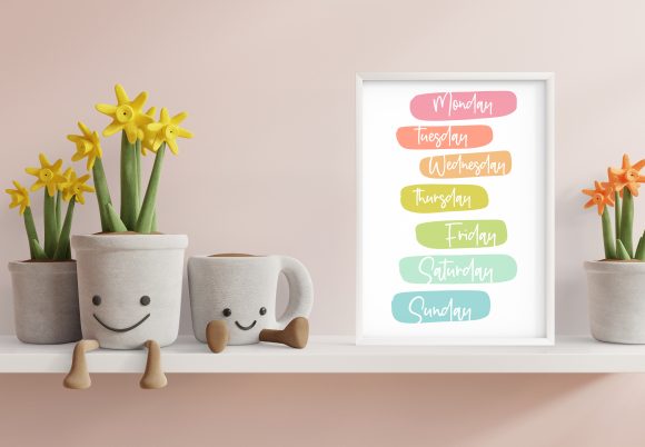 Weekday Printable Wall Art - Download Now