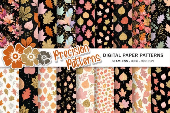 Luxury Autumn Leaves Pattern - Download Now