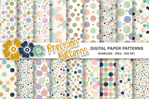 Luxury Pastel Polka Dots Pattern - Download Now