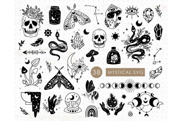 Mystical Witchy Collection SVG Cricut - Download Now