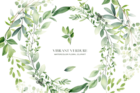 Download Watercolor Eucalyptus Foliage Clipart - Art Collection