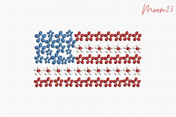 Download Floral American Flag Freedom Blossom Art - Art Collection