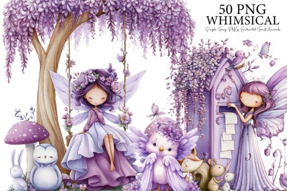 Magical Fairy Forest PNG Set - Download Now